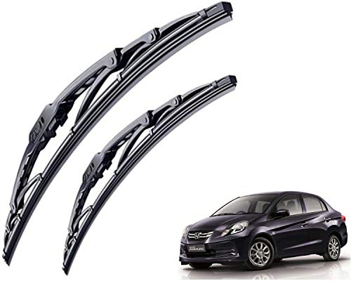 Image of WolkomHome High Performance OE Car Wiper Blade Replacement set of 2 Pc Right 22 inch Left 14 inch for Honda Amaze Type-2