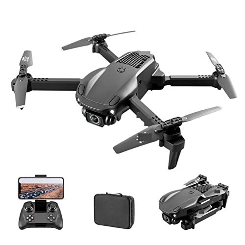 Foldable Drone Quadcopter Mini Drone 6K HD Dual Camera WiFi FPV Obstacle Avoidance Folding Quadcopter Remote (Color : V22 4K Dual Bag 2B Size : 1) (V22 4K Dual Bag 2B 1) -  DJFHDIHRFHBVCASIJ, QQ5/38819