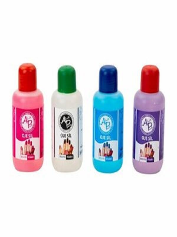 Asetonsuz Tırnak Cilası Çıkarıcı, 200 ml, 4 Renk Seçeneği