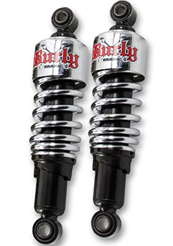 Burly Brand 10.5 in Slammer Shocks - Calcetines para Harley Davidson 2004-15 Sportster