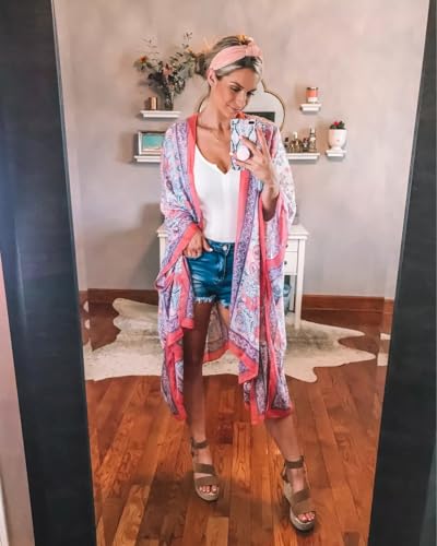 Moss Rose Women Summer Bikini Kimono Bathing Suit Cover Ups for Swimwear