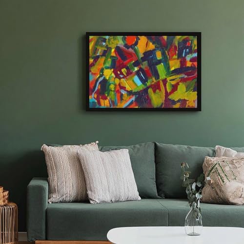 Impression sur toile Wassily Kandinsky - Cadre bureau 40,6 x 61 cm - 6