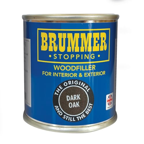 Brummer Wood Filler Dark Oak 250g - The Original and Still The Best
