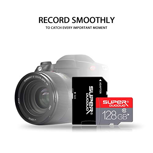 128 GB Micro-SD-Karte, Klasse 10, Speicherkarte mit SD-Kartenadapter, Mikro-Speicherkarte für Kamera (Klasse 10 High… – Bild 4