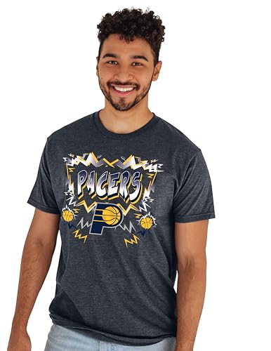 Indiana Pacers NBA Officially Licensed T-Shirt Heathered Team Color Basketball, XX-Large
