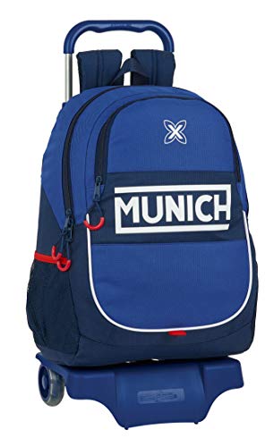 Safta Mochila Escolar con Carro de Munich Retro  330x150x430mm