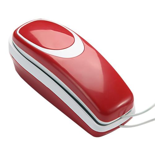 Teléfono con cable rojo fácil de usar para adultos miniatura 6