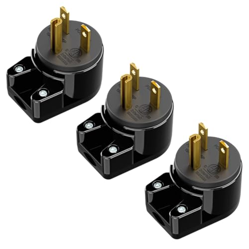 [3�p�b�N] USA 3�v�����O �I�X AC�v���O�A���pETL Nema 6-15P 3�� DIY �Ĕz���\�A15A 250V USA 3�s�� AC�R�l�N�^�A8������]�v���O