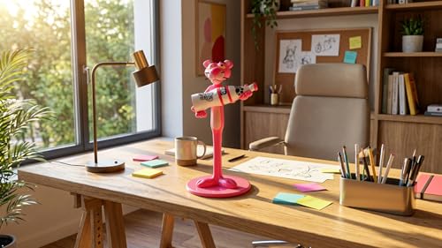 Estatua Decorativa de Resina Inspirada en Pink Panther miniatura 3