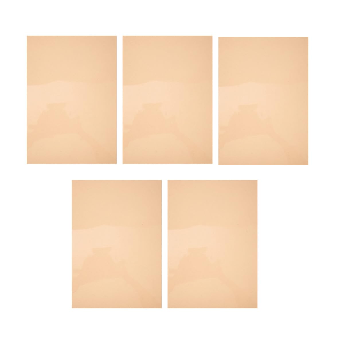 STOBAZA Filtres de Lumière LED 5 Feuilles Film Diffuseur, Feuilles à Atténuation de Lumière et Film PVC Transparent, pour Éclairage en Studio Photo et Salles de Classe