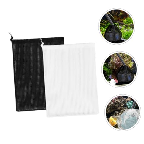 Set 2 bolsas filtro para bomba de acuario y piscina miniatura 6