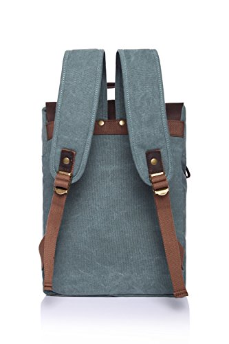 KAKA Laptop Backpack Version Unisex Vintage Canvas...