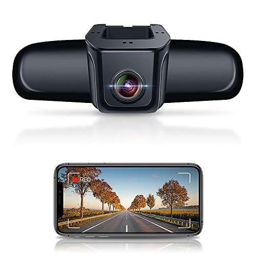 Fitcamx 4K Dual Dash Cam, Front and Rear Car Recorder with WiFi, 2160P+1080P Recording, Universal Dashboard Camera with WDR Night Vision, Loop Recording, G-Sensor, Included 128GB Card