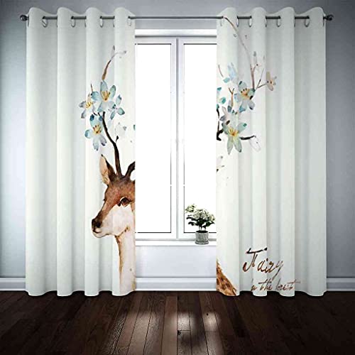 Rideau chambre occultant bleu 200x160 isolant thermique - 4