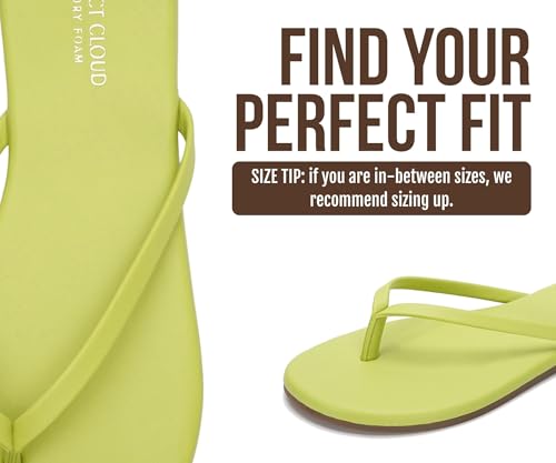 Image of Project Cloud Flip Flops for Women Footwear- Lightweight and Memory Foam Insole Sandals for Women 2026 - Durable Non-Slip Beach Essentials Flats for Women Sandals (Foundations)