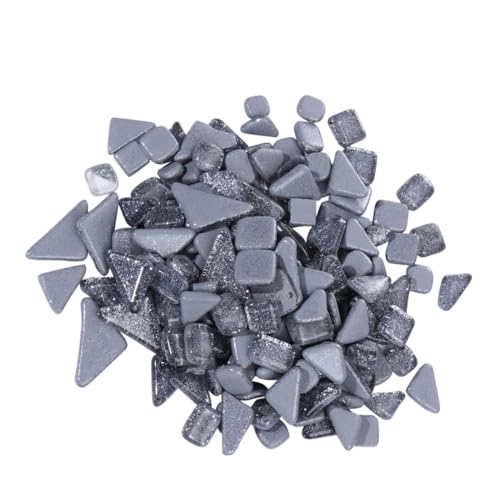 jojofuny 500G Pietre Mosaico Cristallo Fai da Te Superficie Liscia Resistente All Usura Decorazione per Casa e Arredamento