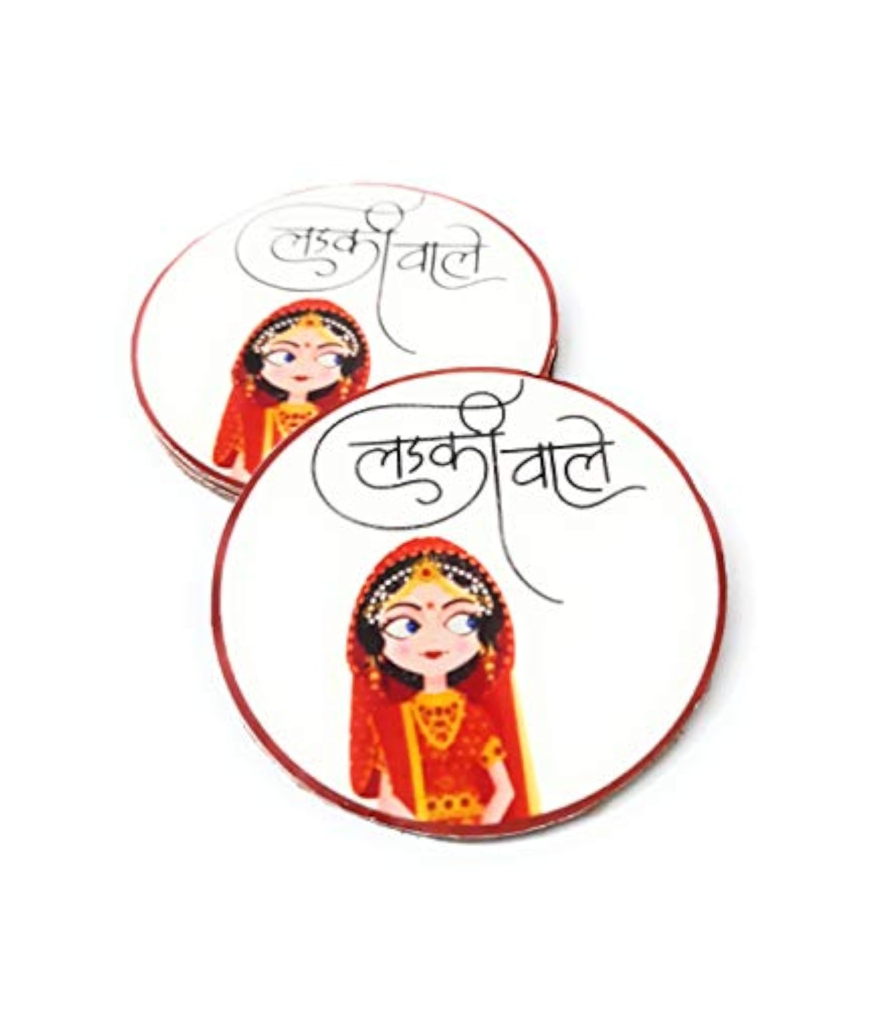 Ladkiwale Brooches, Pack of 10 Pieces