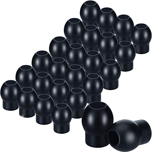 BBTO 36 Pieces Replacement Ear Tips for Stethoscopes, Black