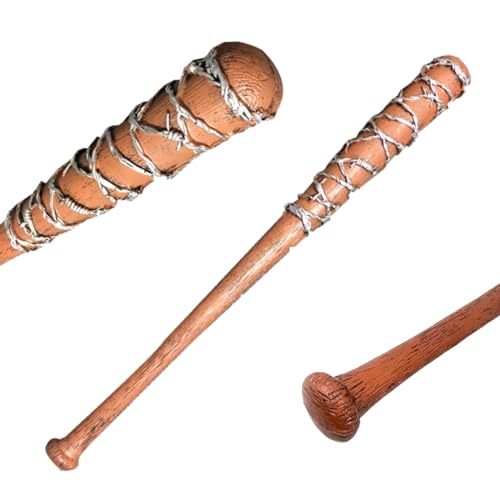 36 Inch Dead Walking Foam Bat with Barbed Wire for...