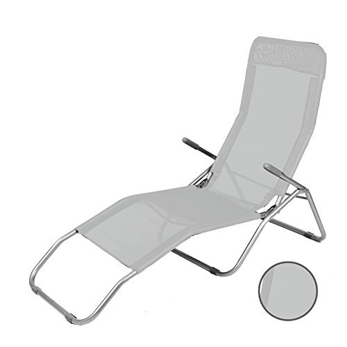 LINDER EXCLUSIV Siesta Liege Sonnenliege Gartenliege Campingliege...