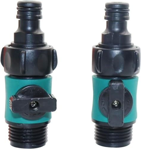Vanne d'arrêt 3/4" et connecteur rapide pour stopper les fuites - 6