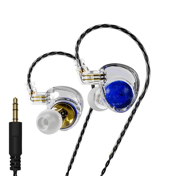 Image of Concept Kart ND Planet in-Ear Monitor, 12mm Dynamic Driver Beryllium-Plated Wired IEM with 3.5mm Jack, Harman Curve Tuning, 0.78mm 2Pin Gold-Plated Connector, Detachable 4-Core OFC Cable