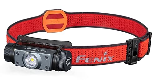 Fenix HM62-T Stirnlampe, leicht, für Trailrunning, Outdoor, Arbeit und professionelle Stirnlampe, 1200 Lumen, 150 m, 280 Stunden max.,...