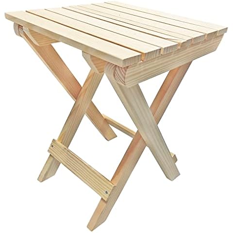 Acan Tradineur - Taburete Plegable de Madera con reposapiés Cover