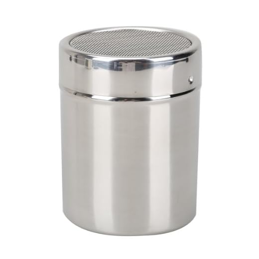 wildlead Acero Inoxidable Harina Tamiz Tarta Azúcar Glas Café Chocolate Powder Coctelera