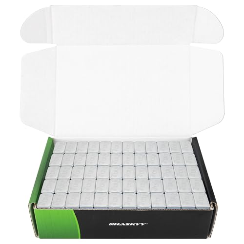 HASKYY Pesi adesivi di bilanciamento pesi in acciaio argento 25 strisce da 60 g con bordo a strappo, zincati e rivestiti in plastica KG Argento 1,5 kg 12 x 5 g