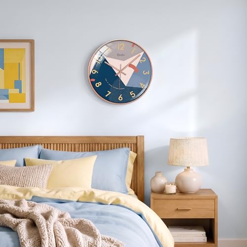 Image of Stylish Analog Wall Clock for Living Room Bedroom Hall | Modern Decorative Wall Watch for Kitchen Office | Elegant Home Wall Clock for Interior Decoration Accessories and Decor (Abstract)