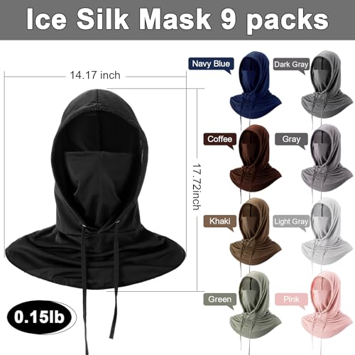 Image of Cooling Balaclava Face Mask Breathable Full Head Mask Sun Protection Neck Cover UV Face Cover for Men Women
