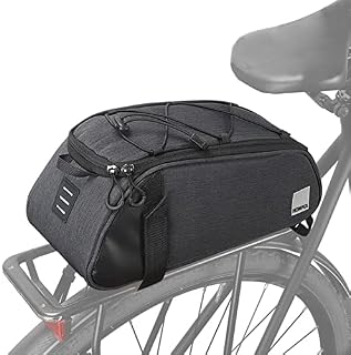 HOMPER Cycle Saddle Rear Rack Pannier Bike Bag 7 L Mountain Road MTB Bicycle Bike Trunk Bag Bicycle Accessories Shoulder Handbag Bag Pannier Black