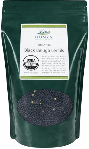Hunza Organic Black Beluga Lentils
