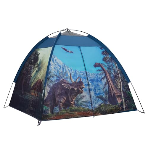 Mnagant Dinosaur Kids Play Tent-61”x61”x45”Realistic Dinosaur Kids Tent Indoor & Outdoor, Pop Up Play House for Kid, Boys & Girls Age 3-12