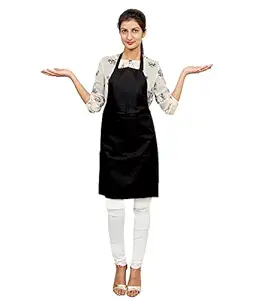 Switchon Waterproof Apron with Front Pocket-(Black-)