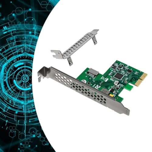 Tarjeta de expansión PCIe de un solo puerto Type-E USB3.1 de 10 Gbps con controlador ASM3142 6