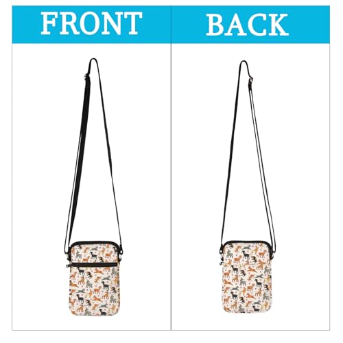 MEIKIUP Goat Gifts Goat Crossbody Bag Goat Gifts for Goat Lovers Goat Mom Gift Farm Animal Lover Shoulder Bag3