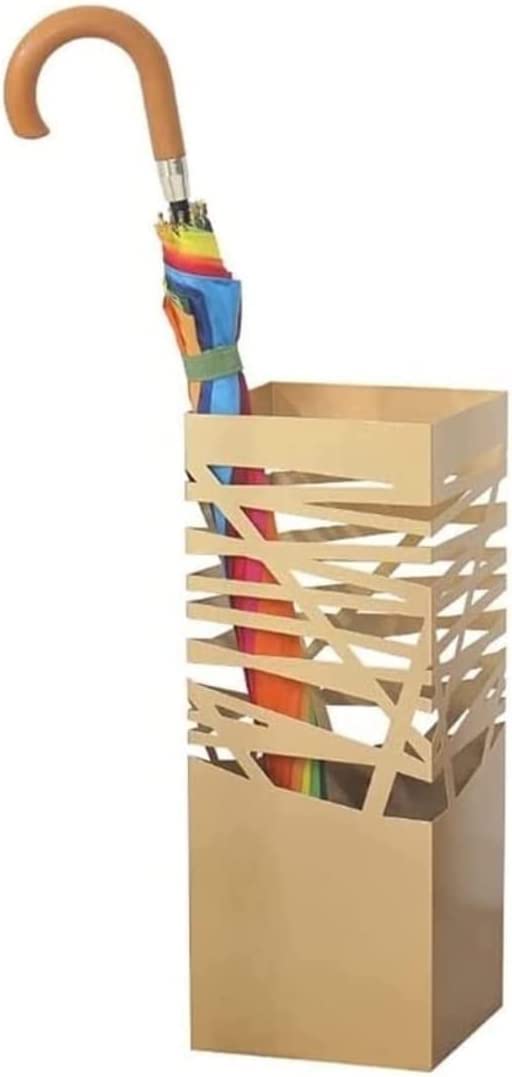 FCXWEVR Creative Iron Art Umbrella Holder Rack Stylish Drain Stand for Home Hotel Lobby & Foyer Durable & Functional Umbrella Storage (20x20x49 cm)