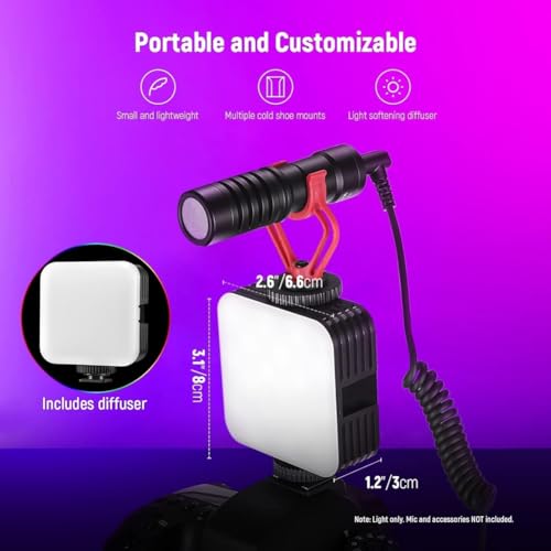 Luz de relleno magnética RGB con estructura compacta de aluminio 7