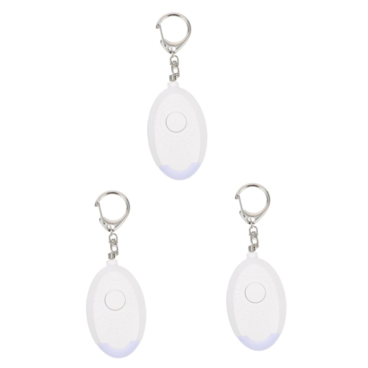 OSALADI 3pièces Alarme Urgence Personnelle avec LED Dispositif De Sécurité pour Femmes Et Personnes Âgées Alarme Sonore Portable pour Joggers Et Travailleurs De Nuit