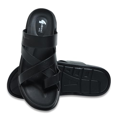 Image of Gabicci Martin Leather Formal Slip on Sandal For Men |1207|