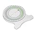 Adfaga Professional Inclinometer Gauge for Physical with Non Leak Bubble Accurate Measurements 360 Degree Rotation Scratch Surface for Range of Motion Assessment White ABS (Green)