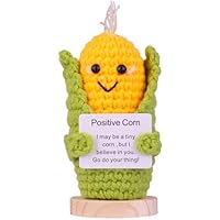 Mwmoeen Pocket Hug Positive Kartoffel - Gestrickte Mini-Plüschtiere Für Gute Laune