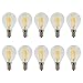 Produktbild 10er, E14 4W LED Filament Glühfaden Birne Edison Glühbirne G45 Mini Globe Lampe, Warmweiß 2700K, 350LM, Nicht Dimmbar, Ersatz für 40W Glühlampen