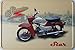 Produktbild vielesguenstig-2013 Simson Star Motorrad DDR Blechschild Schild Blech Metall Metal Tin Sign 20 x 30 cm gewölbt
