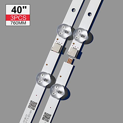 Tira LED Samsung 40 UN40H5003 de repuesto para reparar retroiluminación de TV de 76 cm 4