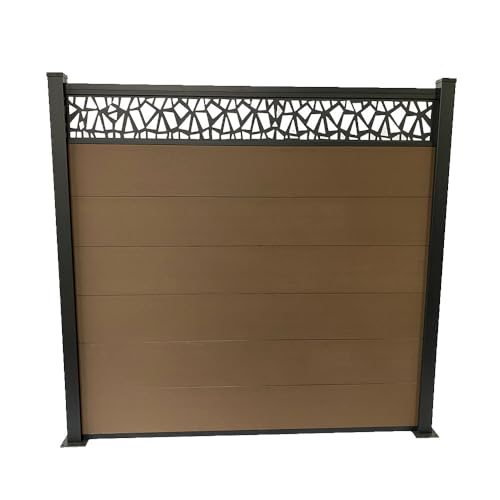 RED DECO Dekorative Klinge, Aluminium Holz, Grau, Unique