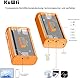 KuWFi Mobiler 4G LTE WLAN Router (4G/LTE bis zu 150Mbit/s Download/ 50Mbit/s Upload,Tragbarer Hotspot, 5200mAh Akku, kompatibel mit Allen europäischen SIM Karten),Plug & Play, für Reisen & Haushalt
