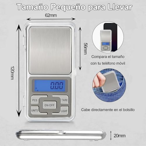 Básculas digitales pequeñas 12 Imagen adicional